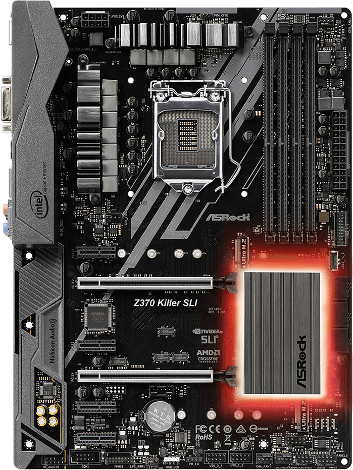 Asrock z370 killer sli обзор